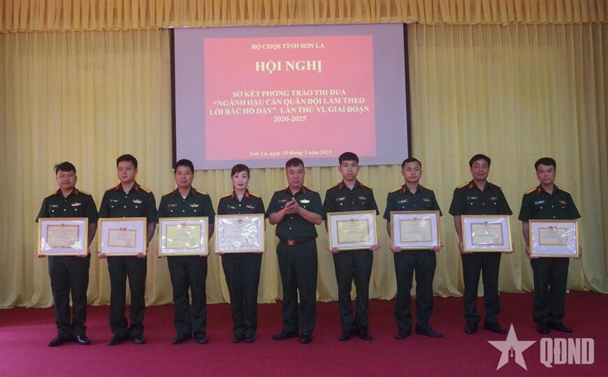 Sơn La: Sơ kết phong trào thi đua “Ngành Hậu cần Quân đội làm theo lời Bác Hồ dạy”