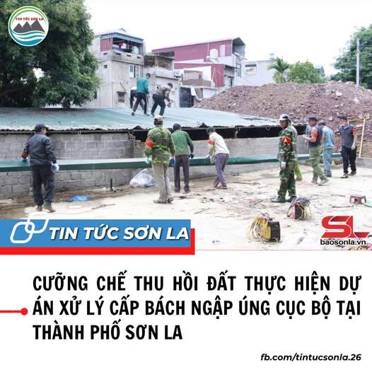 Cưỡng chế thu hồi đất thực hiện dự án xử lý cấp bách ngập úng cục bộ tại Thành phố