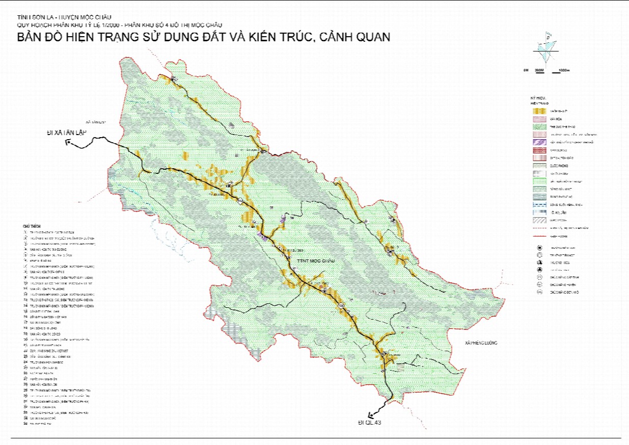 Quy hoạch phân khu số 4 đô thị Mộc Châu, tỉnh Sơn La
